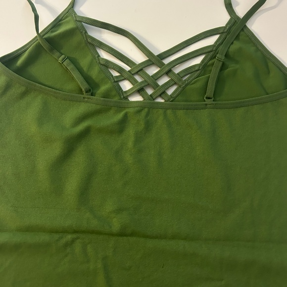 Zenana Outfitters Olive Strappy Camisole L/XL NEW - Picture 3 of 3